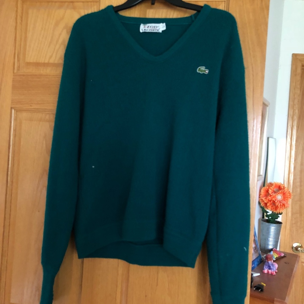 Emerald Green Lacoste Sweater